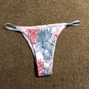floral cheeky bikini bottom